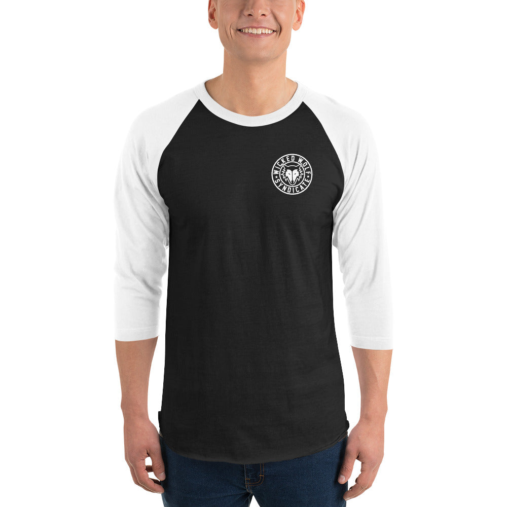 3/4 sleeve raglan shirt